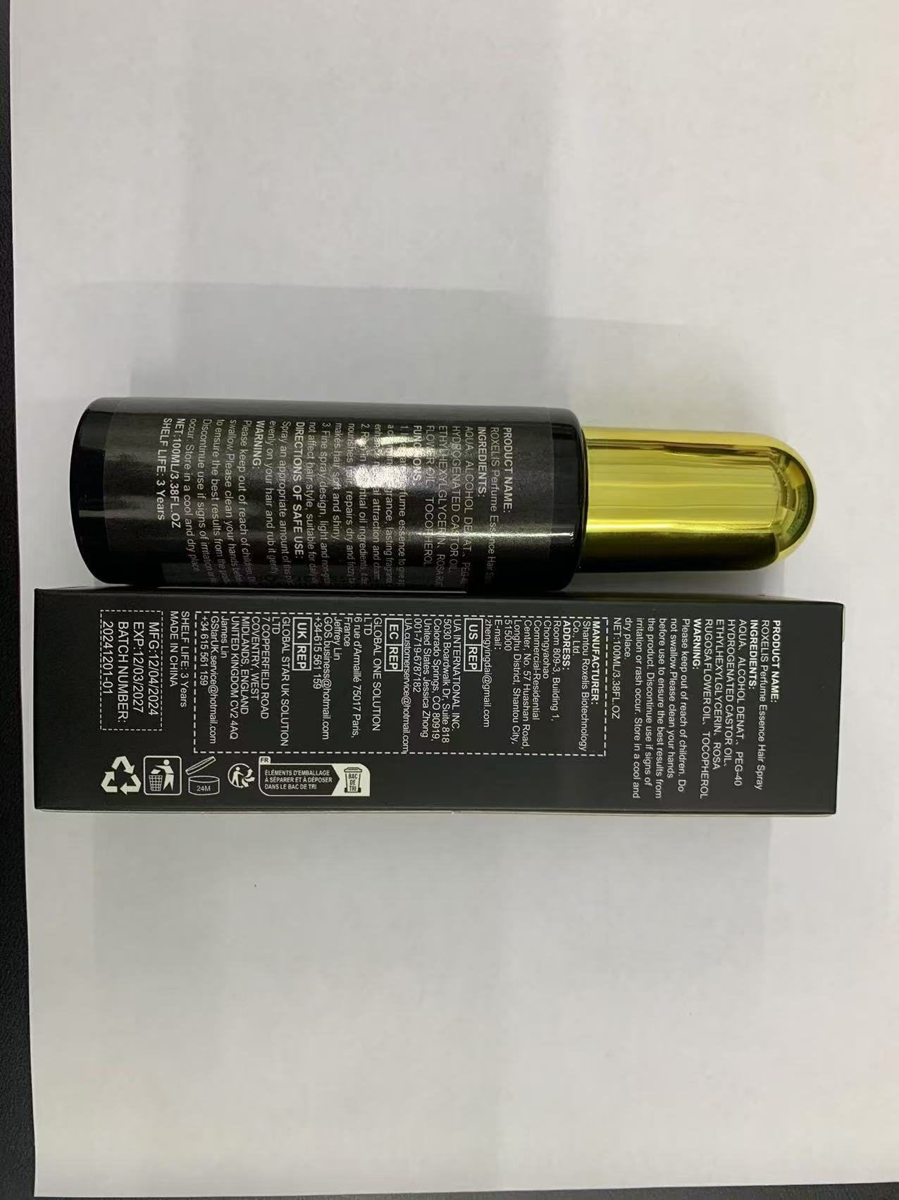 ROXELIS Hair Fragrance Oil Spray, 100 ml photo 8