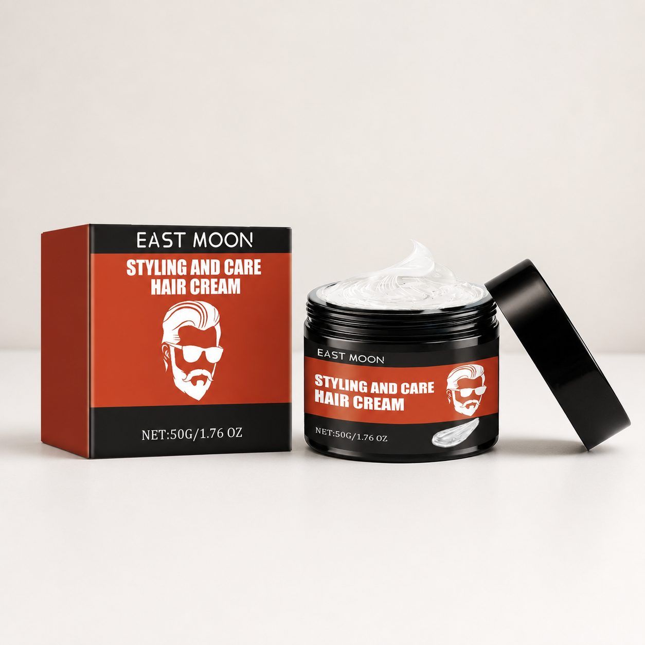 EAST MOON Men's Hair Styling Cream, 50 g photo 1