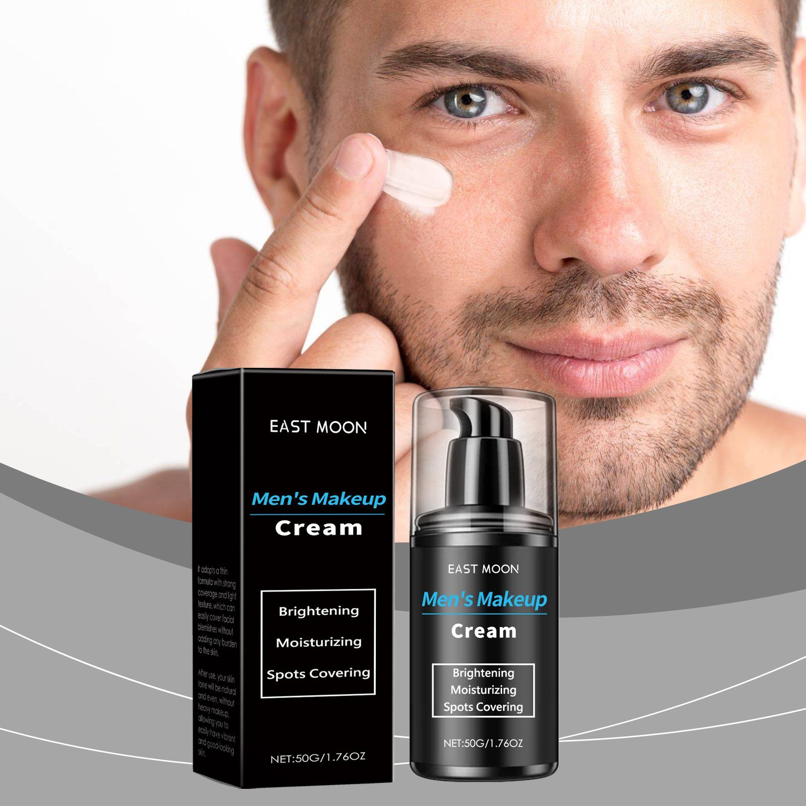 EAST MOON Men's Tinted Face Concealer Cream, 50 g photo 7