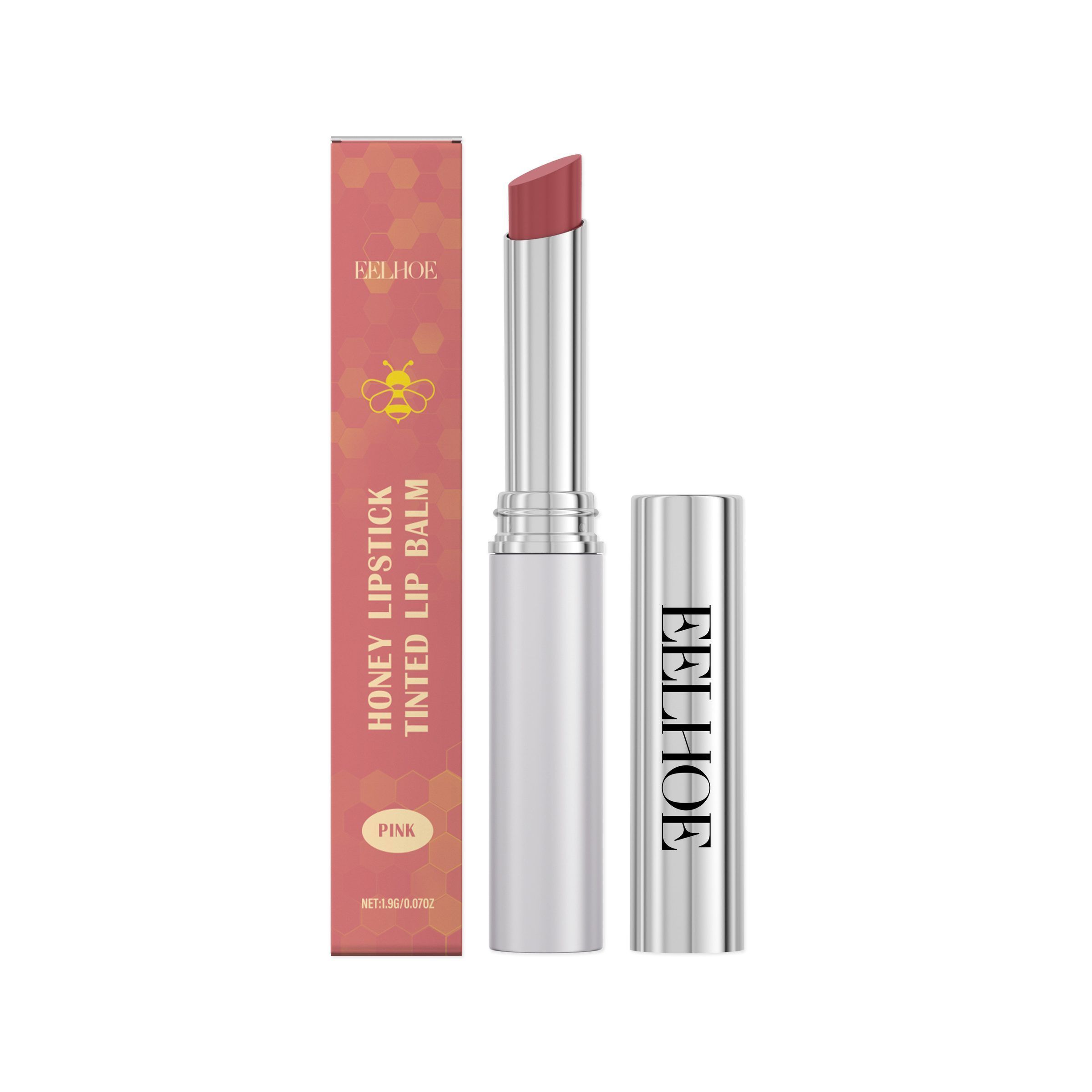 EELHOE Moisturizing Honey Lip Balm, Pink, 1.9 g photo 5
