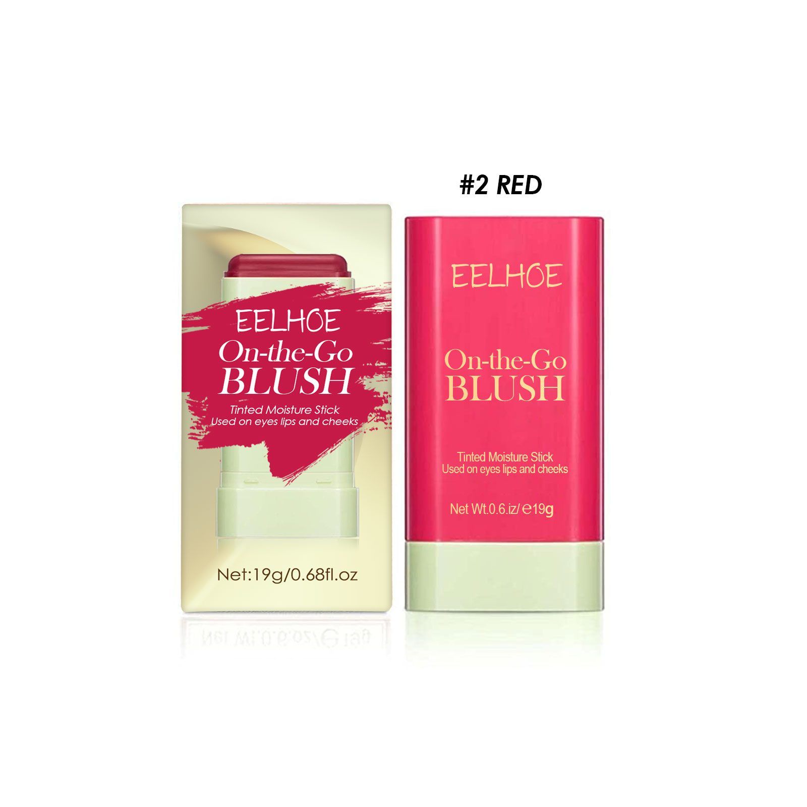 EELHOE Blush Stick, Red, 19 g photo 5
