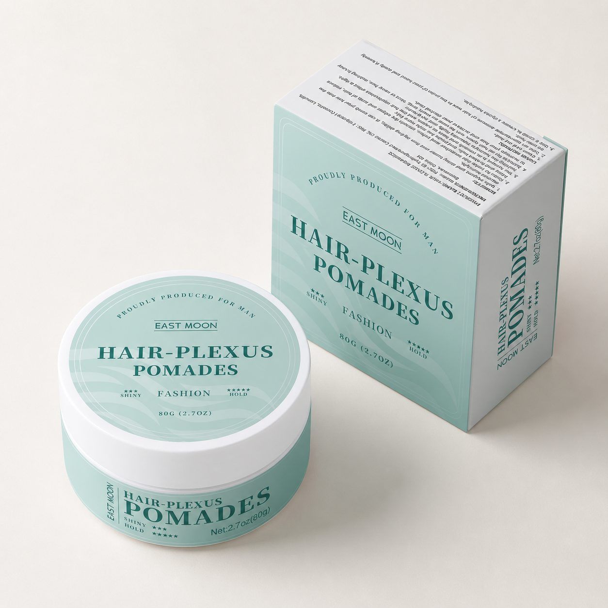 EAST MOON Men's Hair Styling Wax, 80 g photo 3