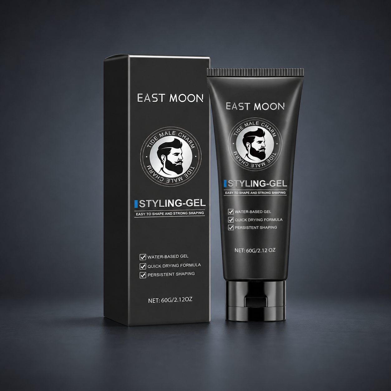 EAST MOON Men's Hair Styling Gel, 60 g photo 1