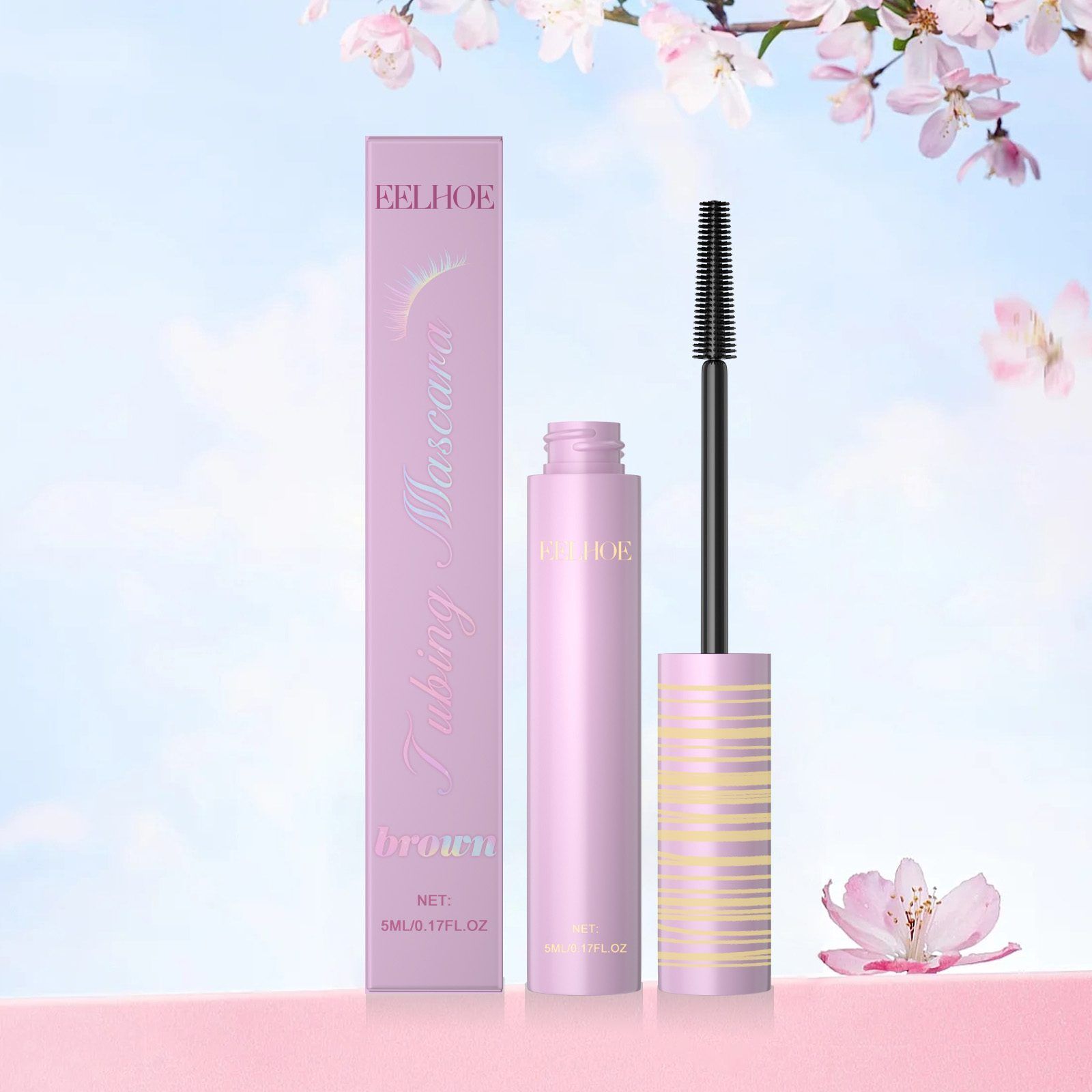 EELHOE Lengthening and Curling Mascara, Brown, 5 ml photo 8