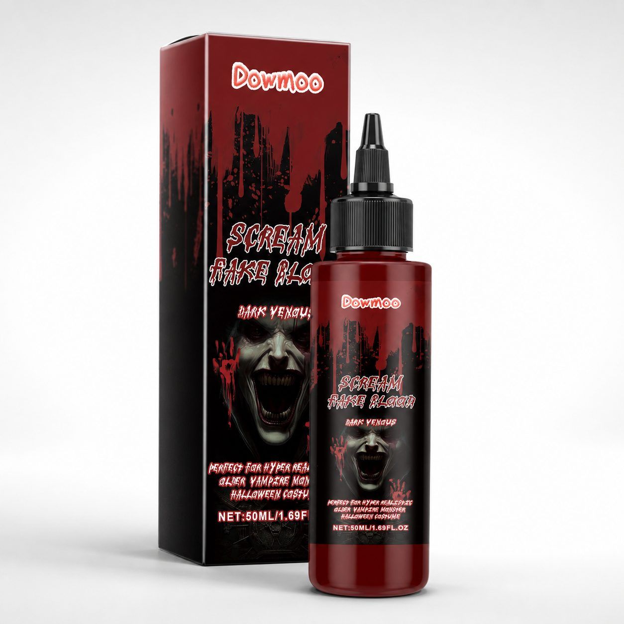 DOWMOO Halloween Fake Blood Drops, 50 ml photo 3