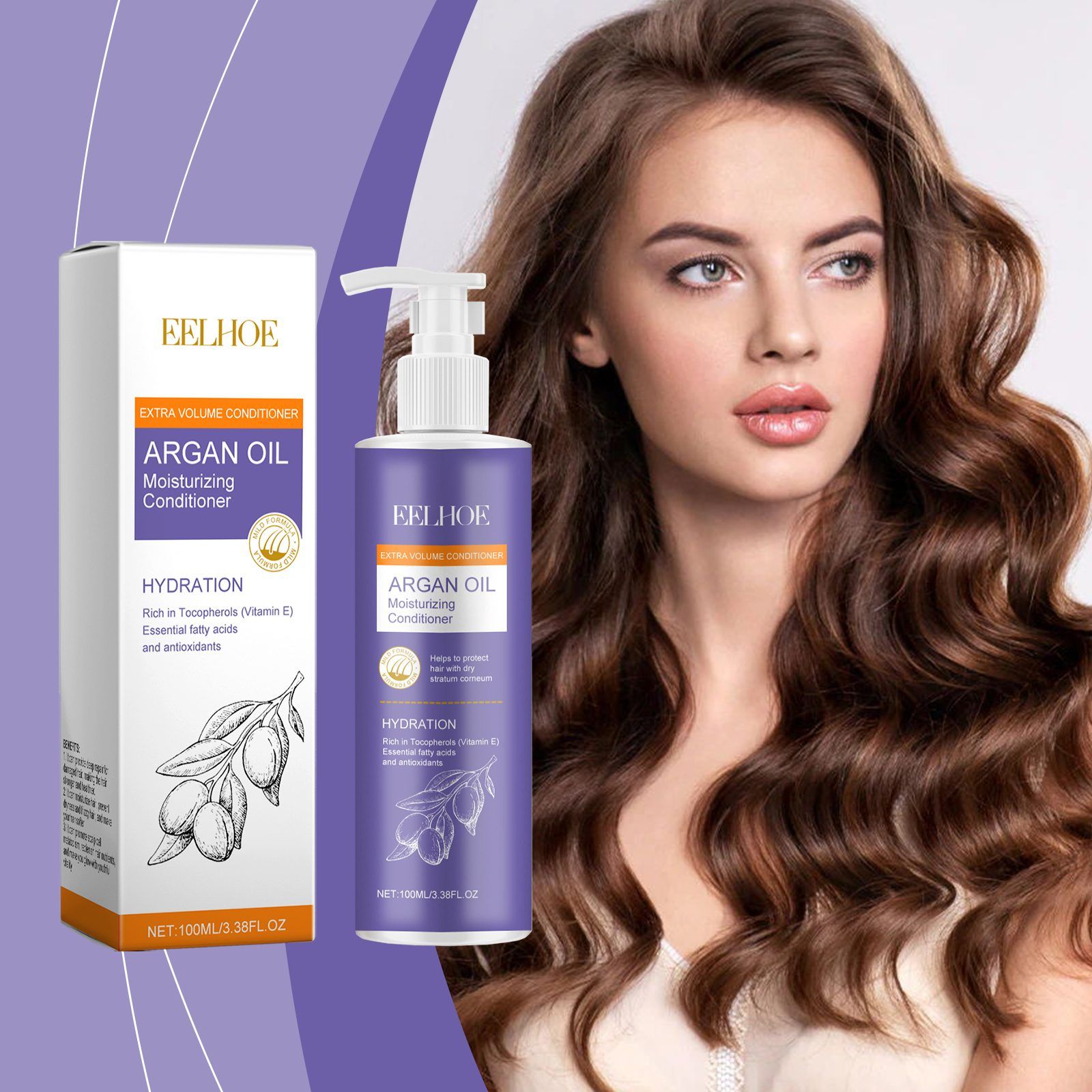 EELHOE Argan Oil Hair Conditioner, 100 ml photo 5