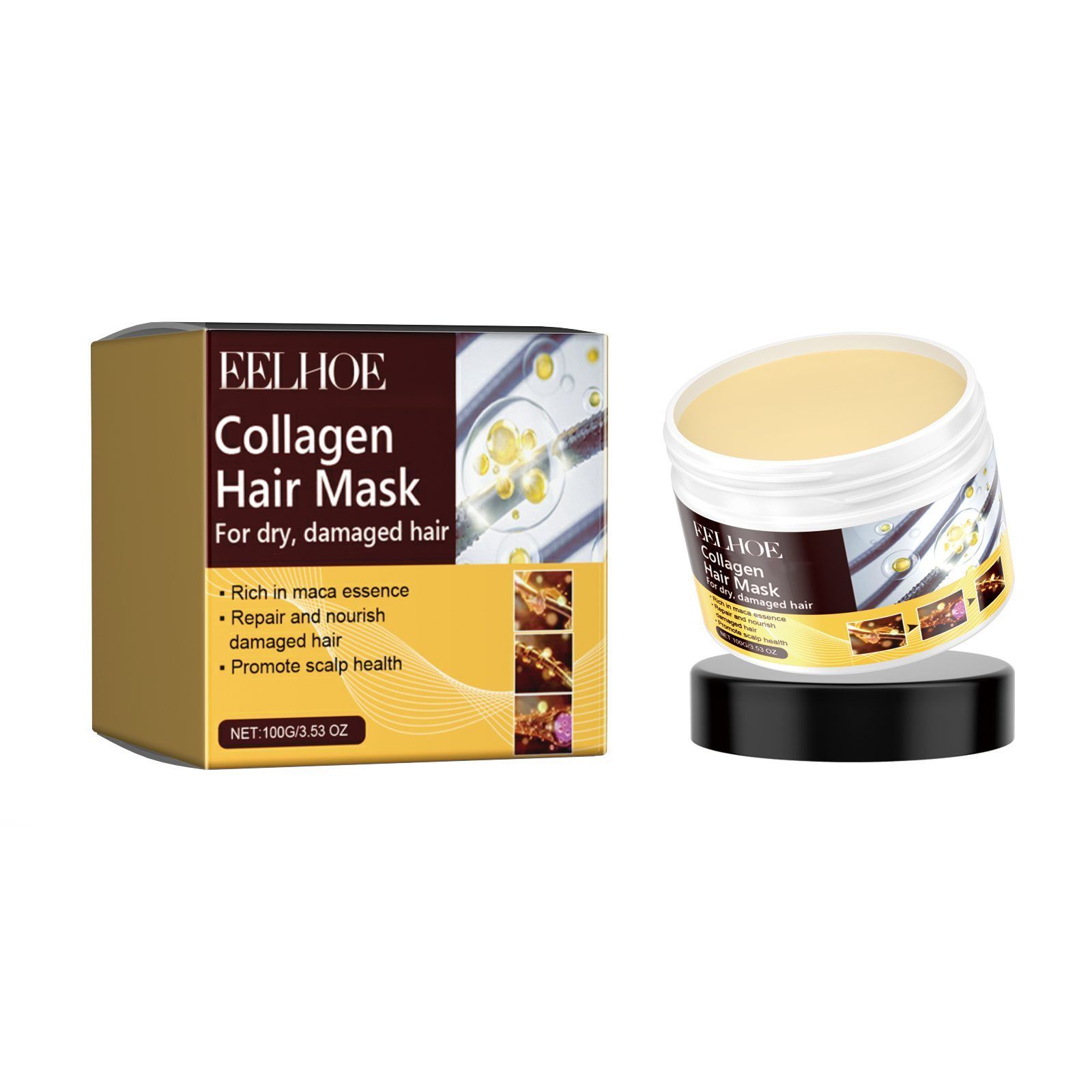EELHOE Collagen Hair Mask, 100 g photo 8