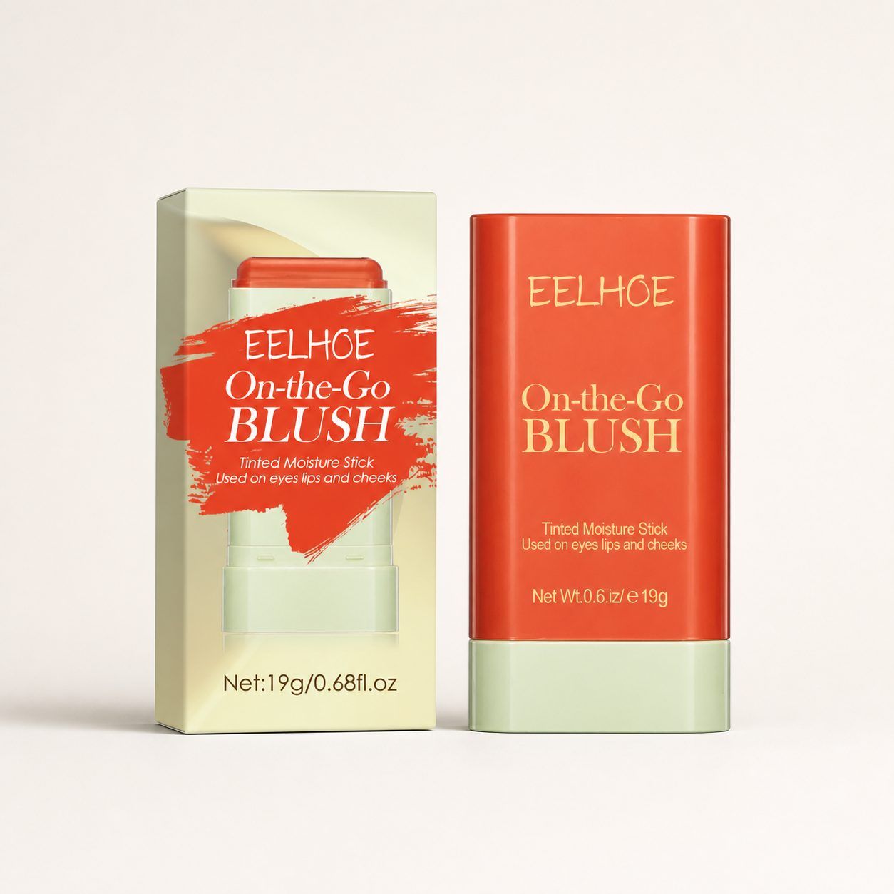 EELHOE Blush Stick, Orange, 19 g photo 1