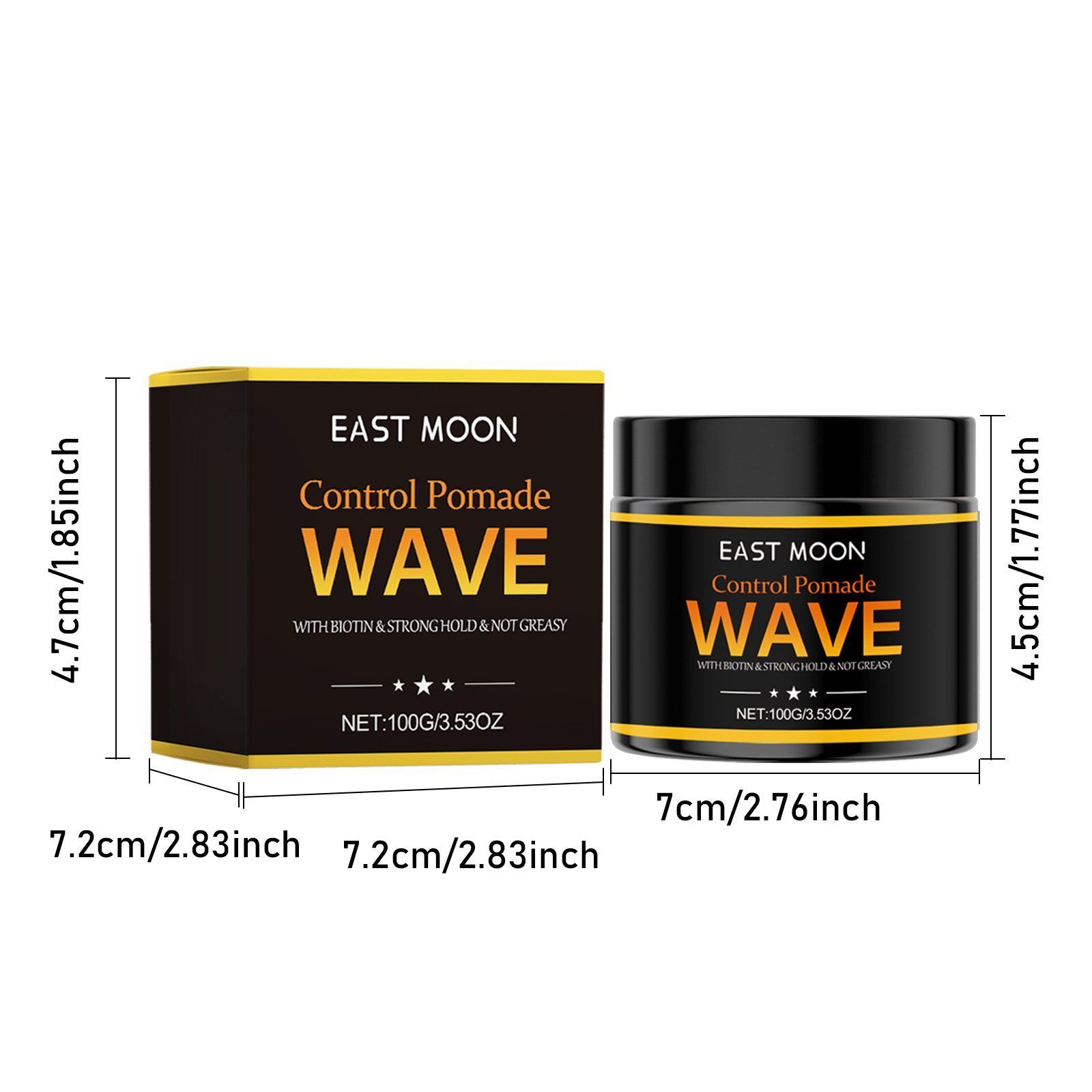 EAST MOON Men's Hair Styling Wax, 100 g photo 4