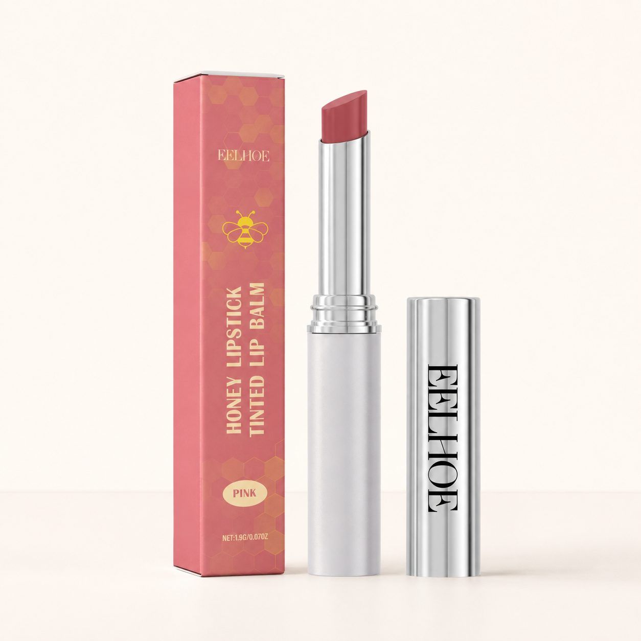 EELHOE Moisturizing Honey Lip Balm, Pink, 1.9 g photo 4