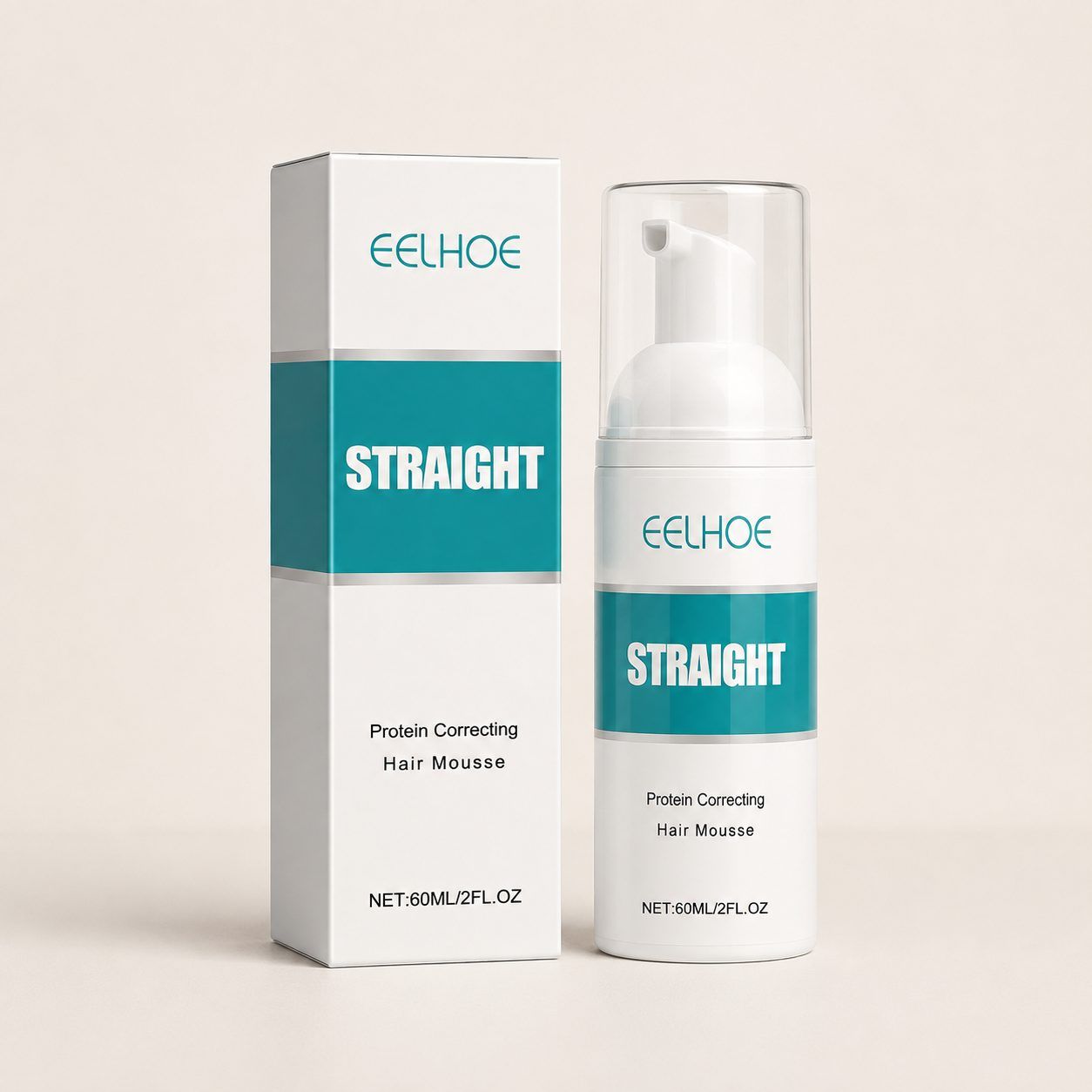 EELHOE Hair Smoothing Mousse, 60 g photo 1