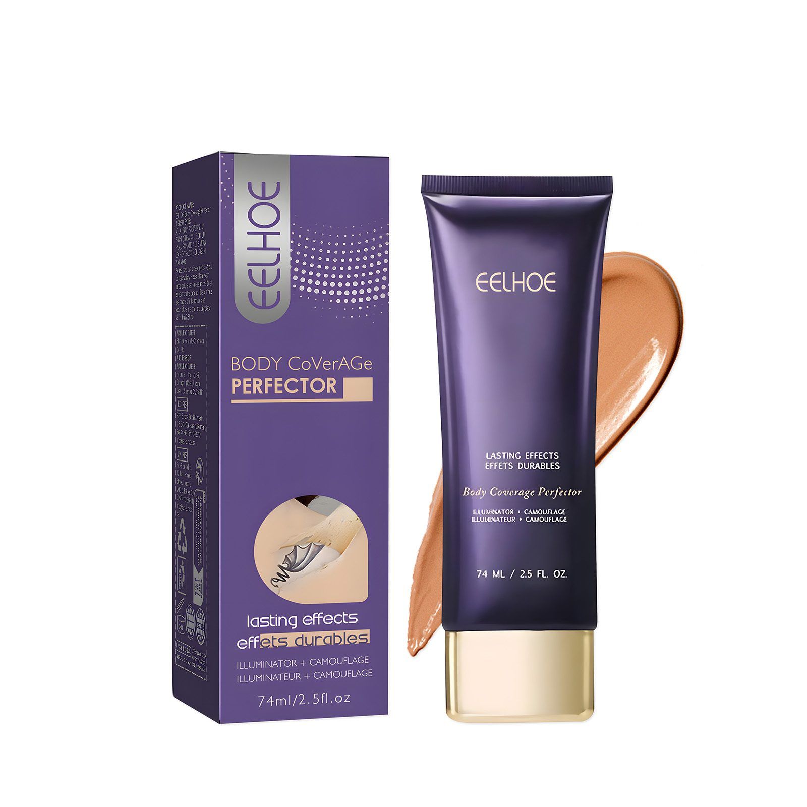 EELHOE Body Concealer Cream, Deep Tone, 74 ml photo 4
