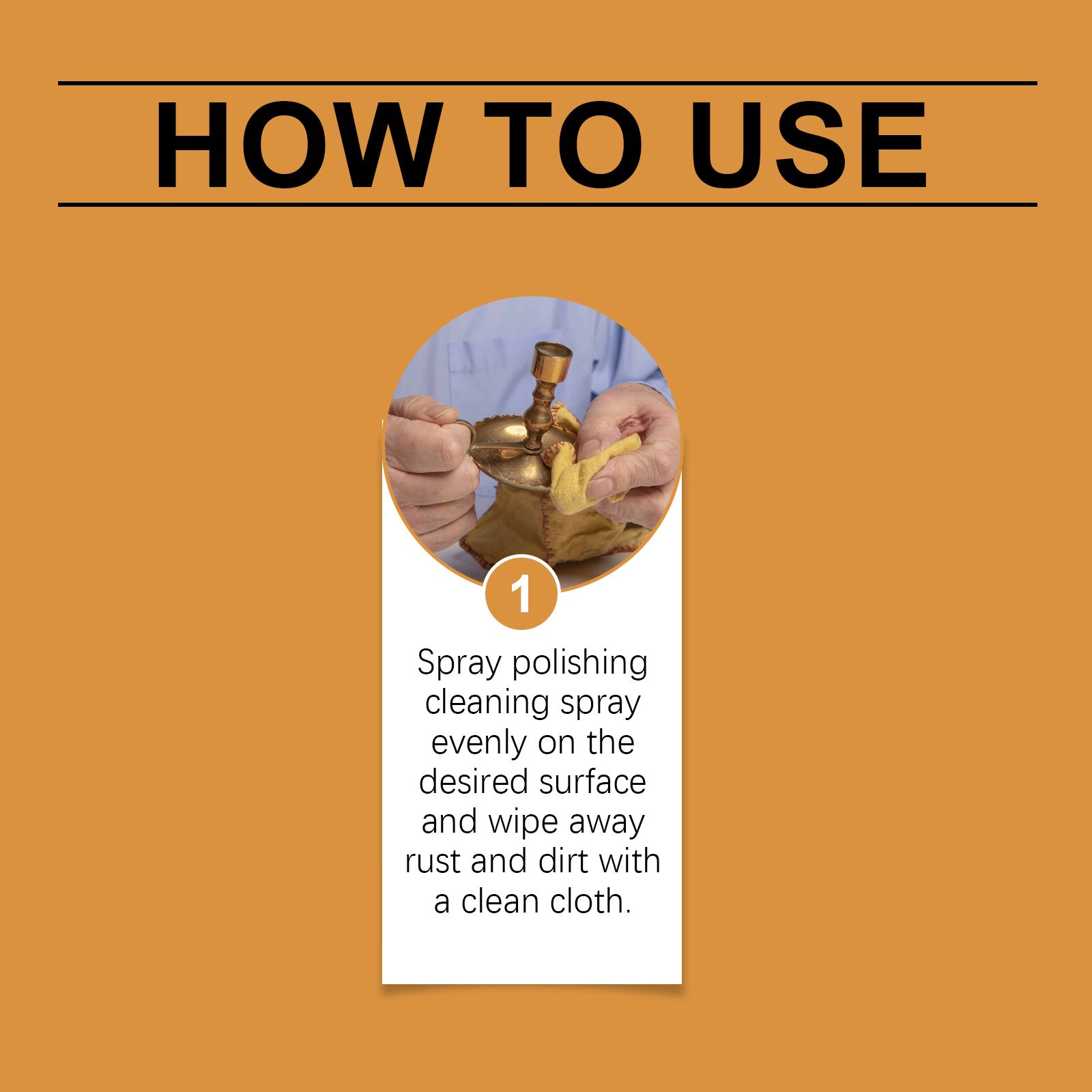 JAKEHOE Brass Cleaning and Polishing Spray, 100 ml / 1 Bottle photo 6