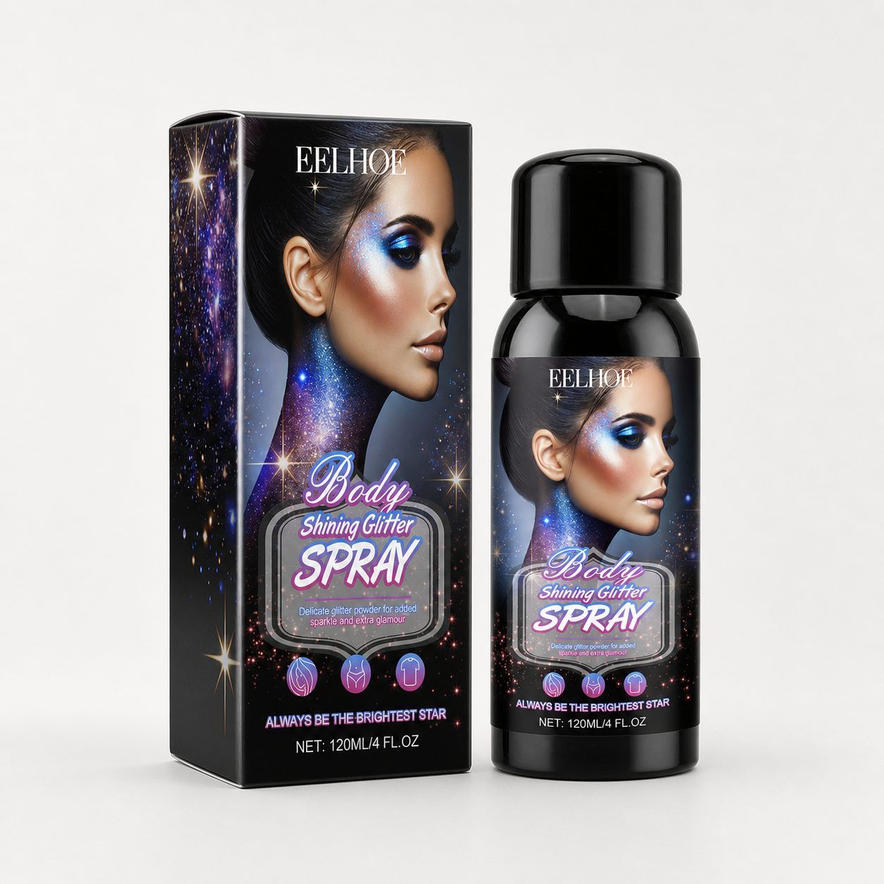 EELHOE Shimmer Cosmetic Spray, 120 ml photo 1