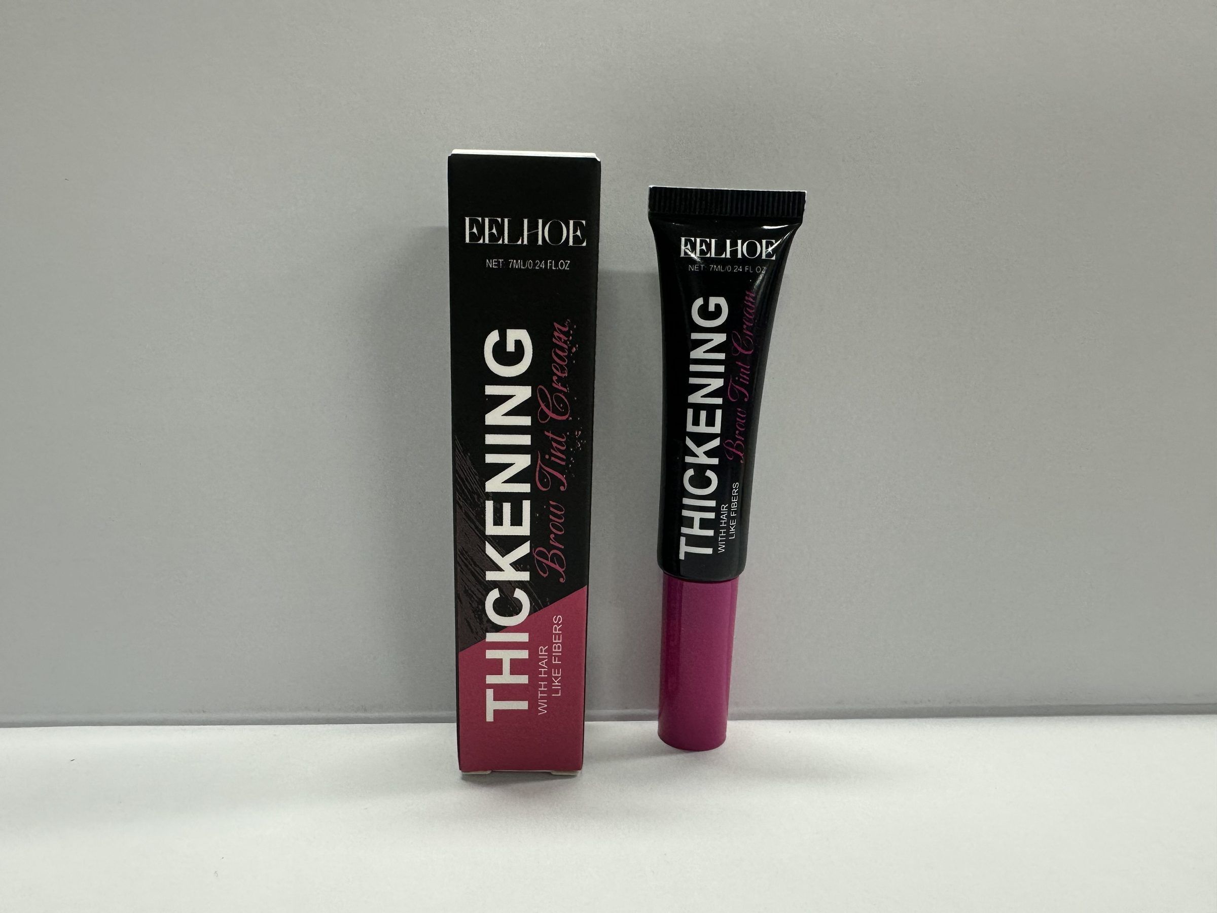 EELHOE Fiber Brow Tint, Black, 7 ml photo 4