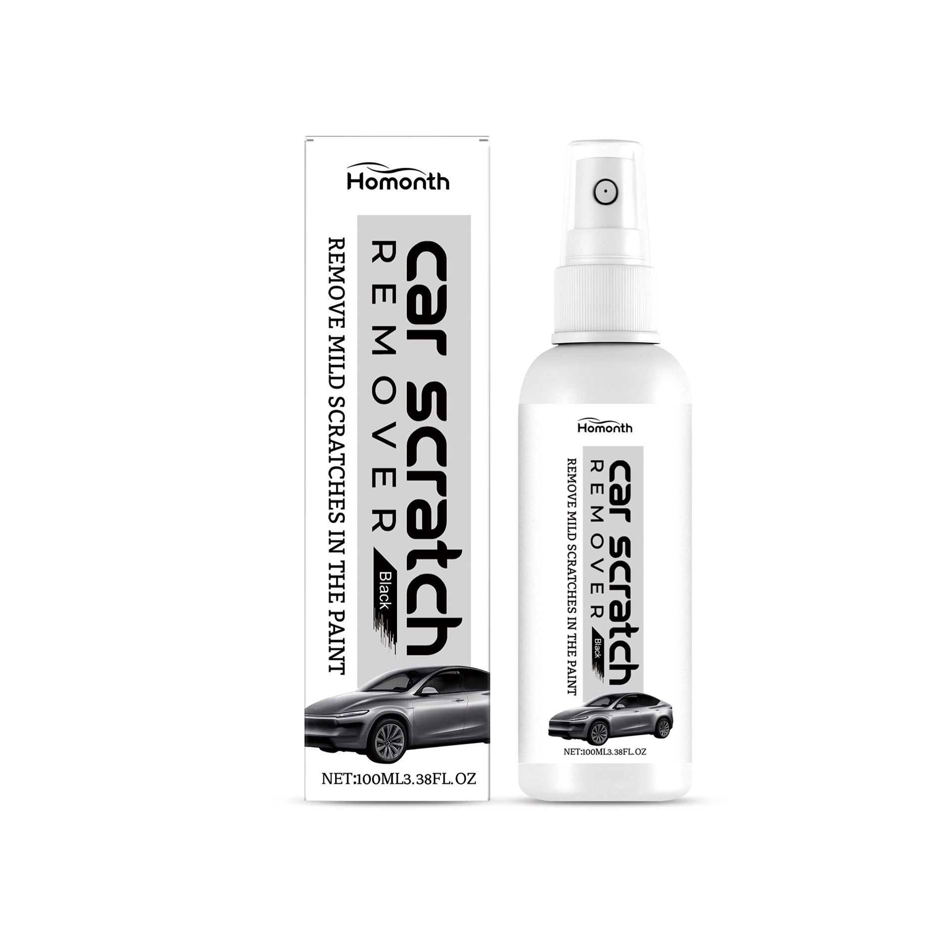 HOMONTH Black Automotive Paint Scratch Care Spray, 100 ml / 1 Bottle photo 1