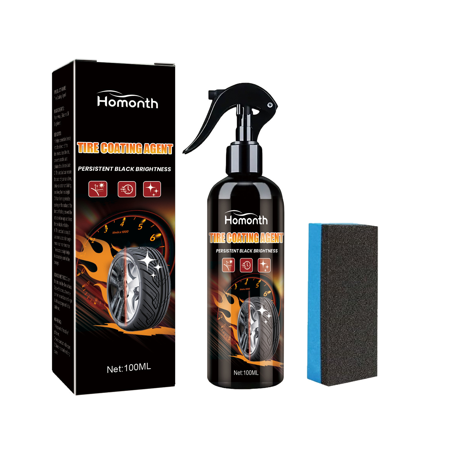 Coating Agent, Tire Rim Gloss Durable Decontamination Brightener photo 1