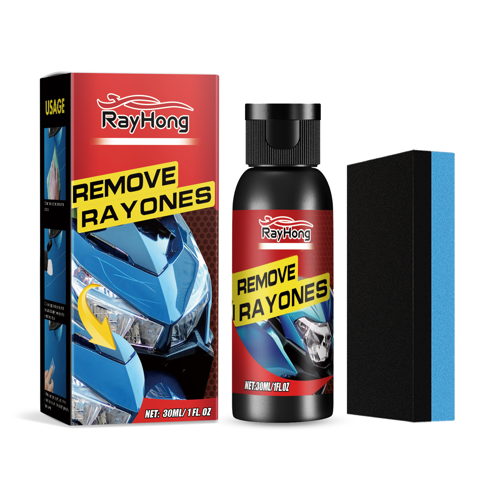 Scratch Repair Agent, Paint Swirl Polish Restoration Care photo 1