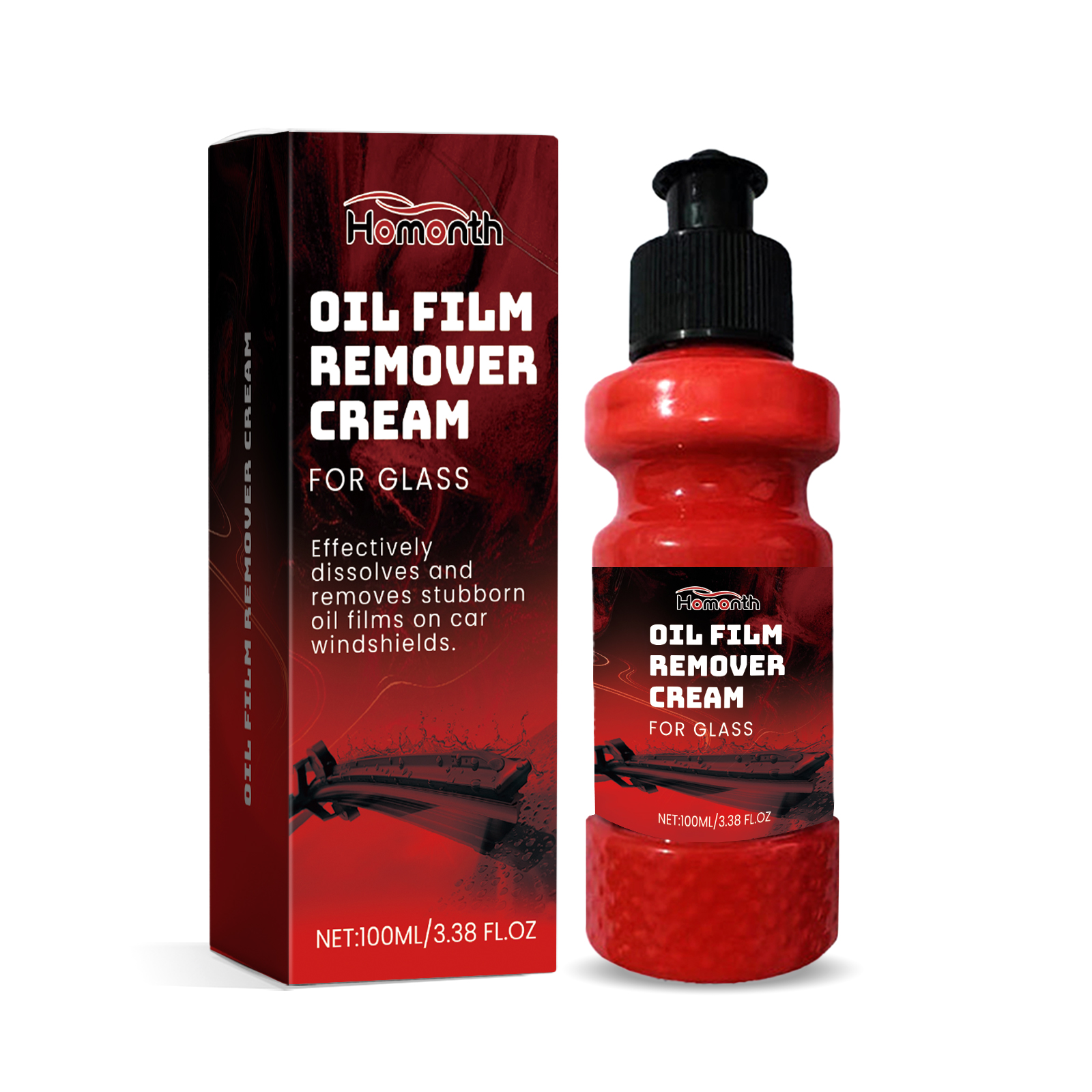 Windshield Oil Film Cream, Glass Coating Decontamination Restoration photo 1