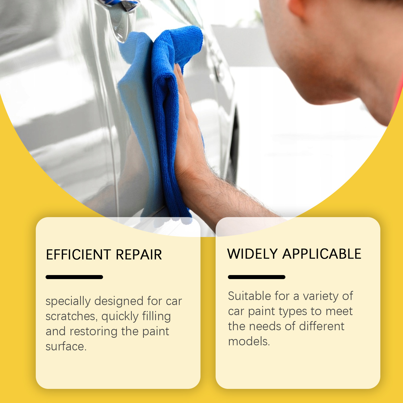 Scratch Repair Cream, Paint Coating Sealant Maintenance Balm photo 4