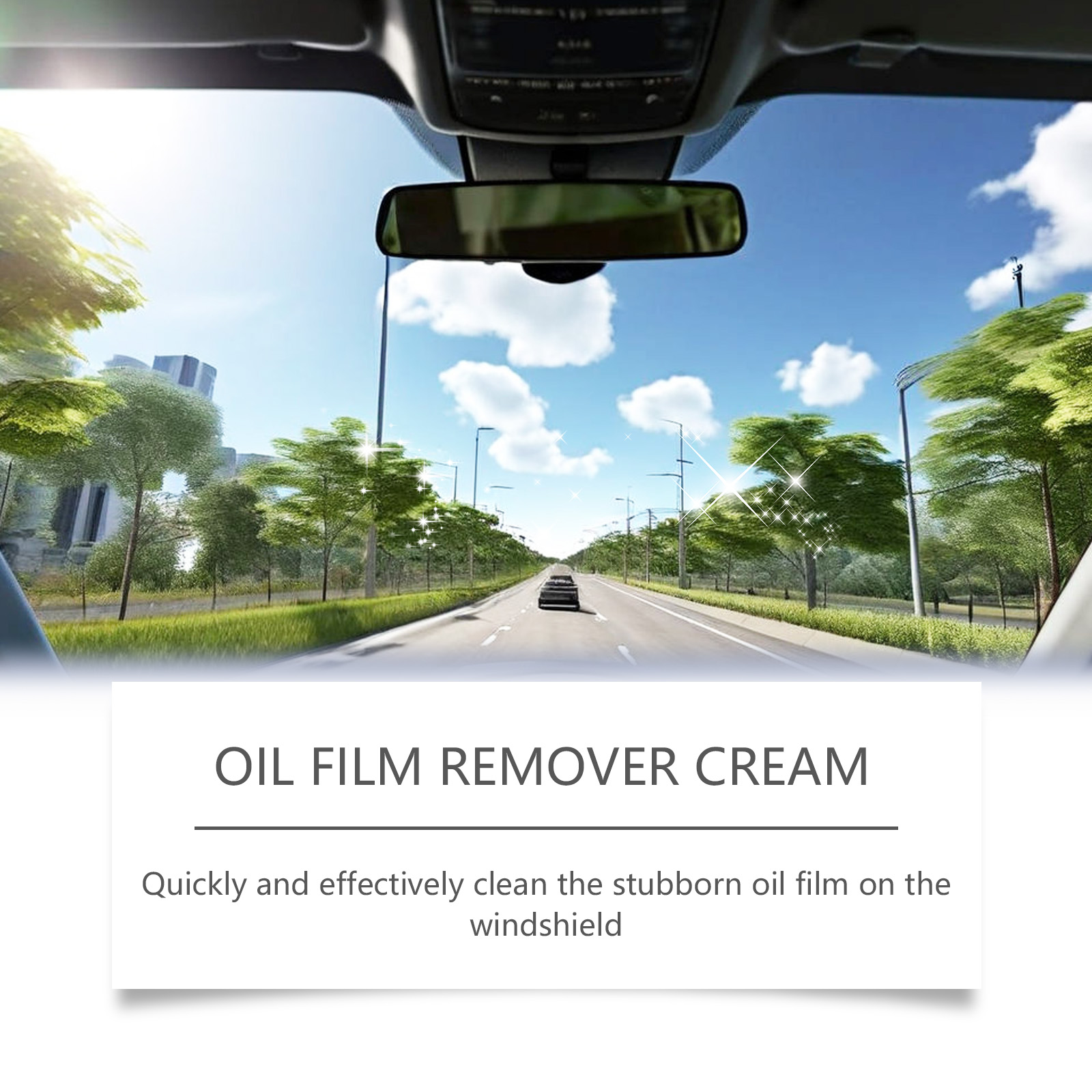 Windshield Oil Film Cream, Glass Coating Decontamination Restoration photo 3