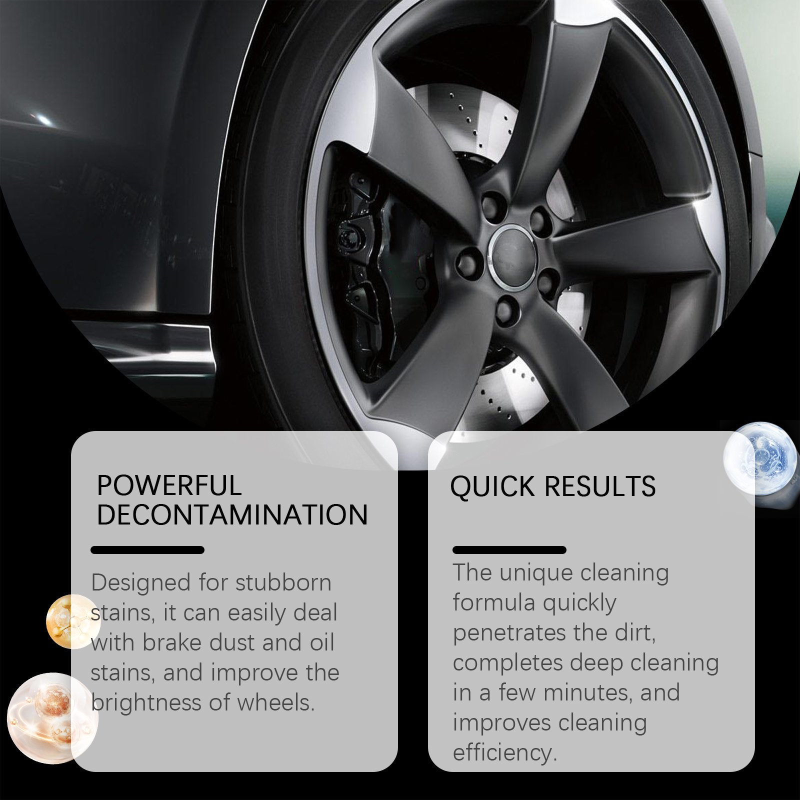 Rim Cleaner, Tire Rim Decontamination Degreaser Maintenance photo 3