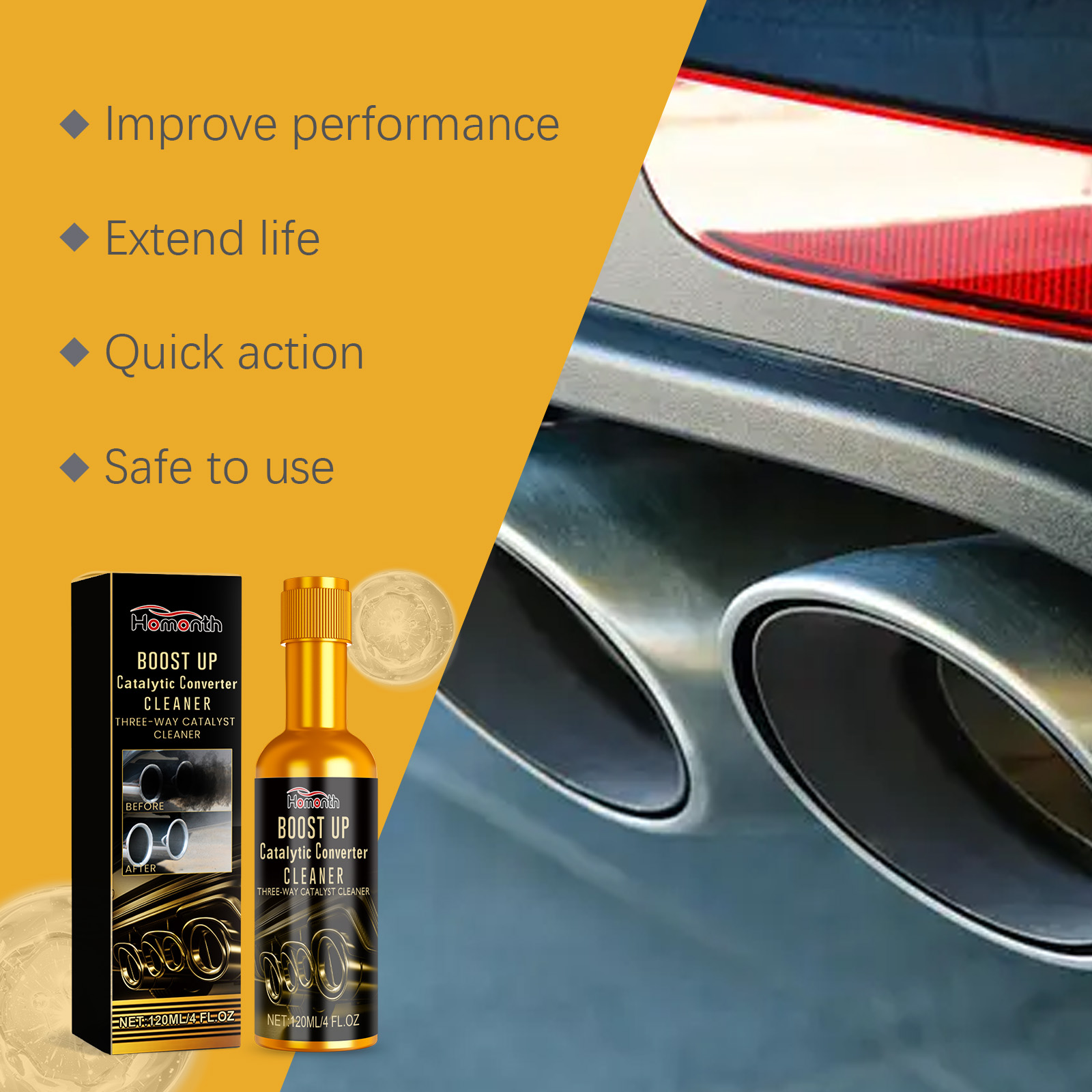 Catalytic Converter Cleaner, Engine Internal Carbon Deposit Remover photo 2