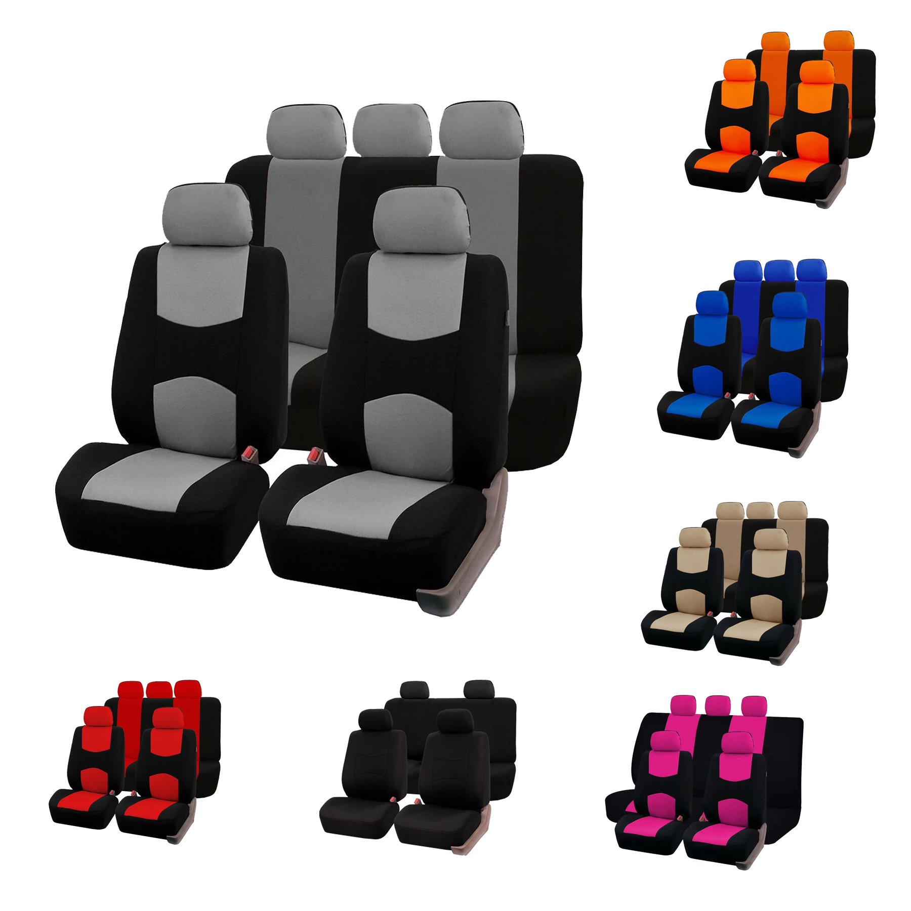 5-Seat Car Seat Cover, Classic And Timeless Design, Thin 2mm Thickness, Suitable For All Seasons photo 1