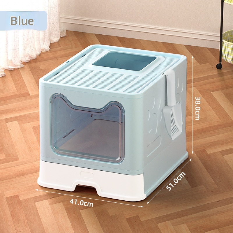 Extra-large Enclosed Drawer-Type Odor-Control Cat Litter Box photo 3