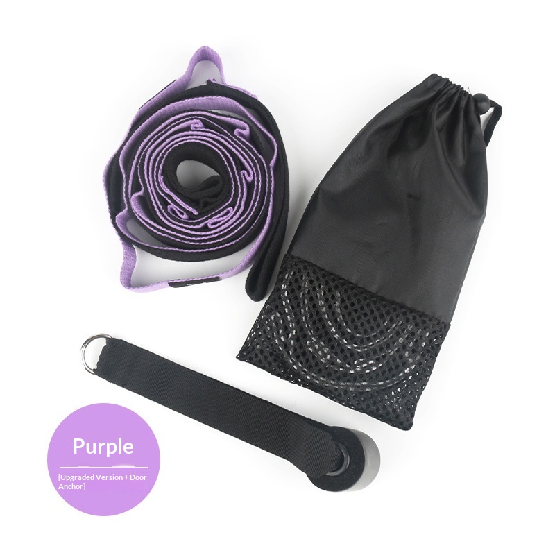 Spot Yoga Stretching Resistance Band Indoor Soft Stretch Split Horse Training Rope Fitness Equipment Supplies photo 6