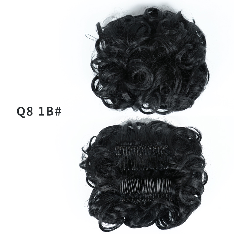 Fluffy Wig High Temperature Wire Pan Head Jewelry Insert Comb photo 7