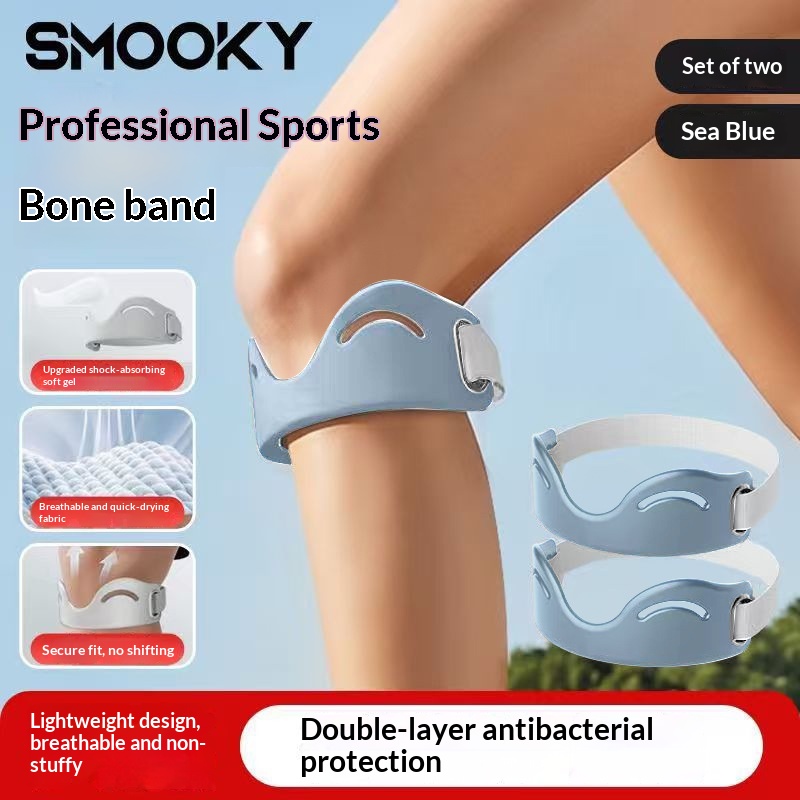 Amazon Best Selling Patella Belt Sports Knee Pads Patella Protection Belt Summer Cycling Knee Pads Running Basketball Badminton photo 4