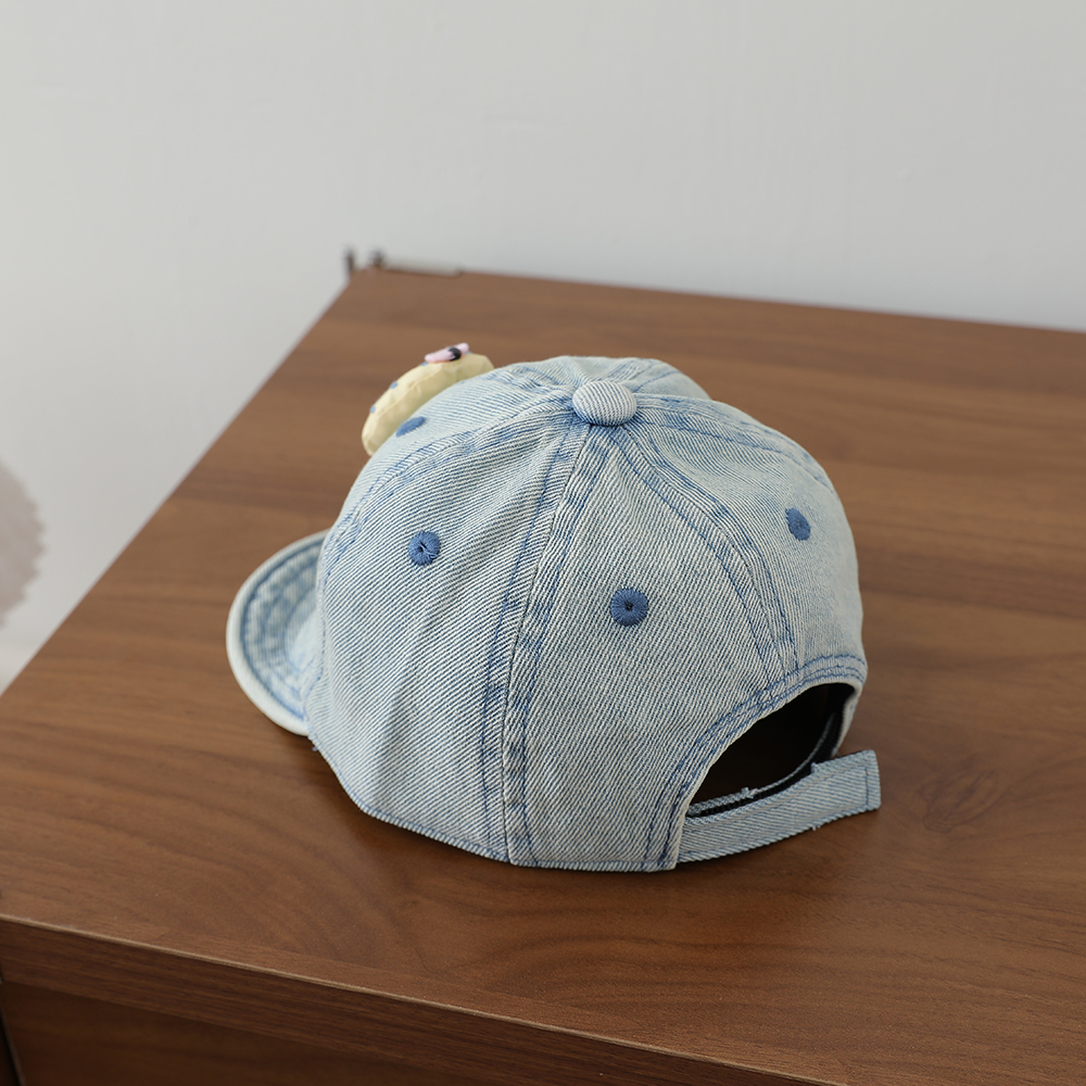 Cartoon Three-dimensional Penguin Children's Cowboy Baseball Cap - Washed Soft Brim Baby Duckbill Hat - Outdoor Outing Hat photo 3