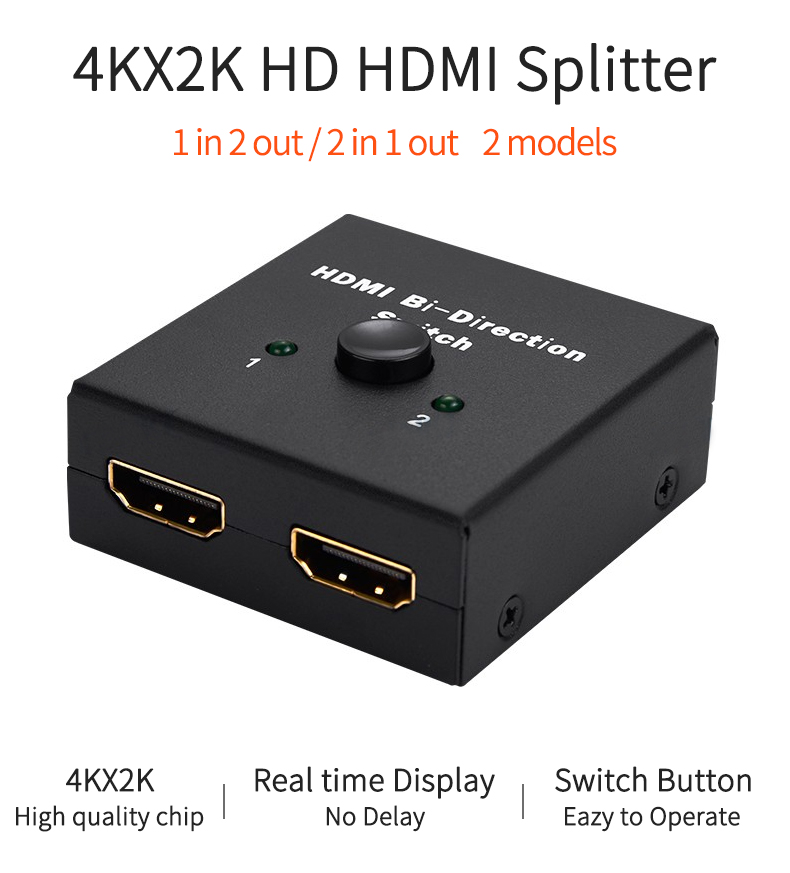 HDMI two-way two in one out switch photo 7
