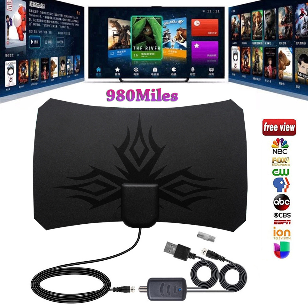 Irregular flame pattern HDTV antenna photo 4