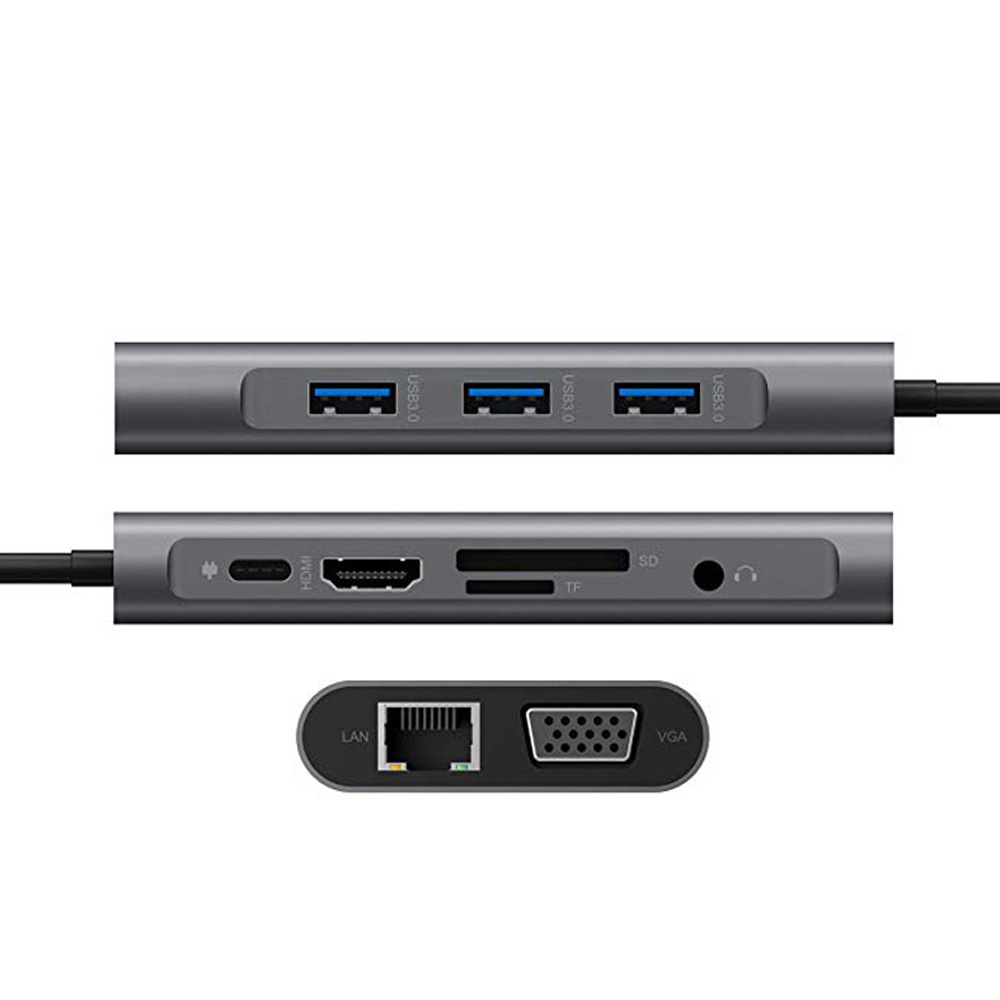 USB Type C to HDMI Ten in one expansion dock usb dock photo 5