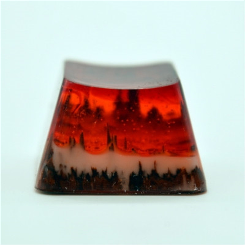 Keycap Qianshan Muxue Resin Wood Keycap photo 6