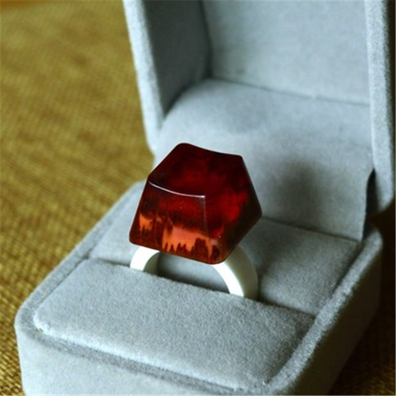 Keycap Qianshan Muxue Resin Wood Keycap photo 7