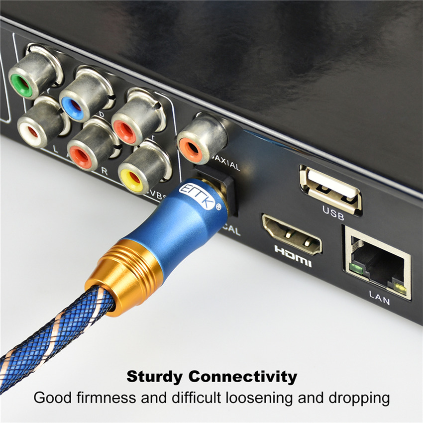 Coaxial Audio Cable Digital Coaxial Cable Coaxial Cable 3 Meters Gold-Plated photo 5