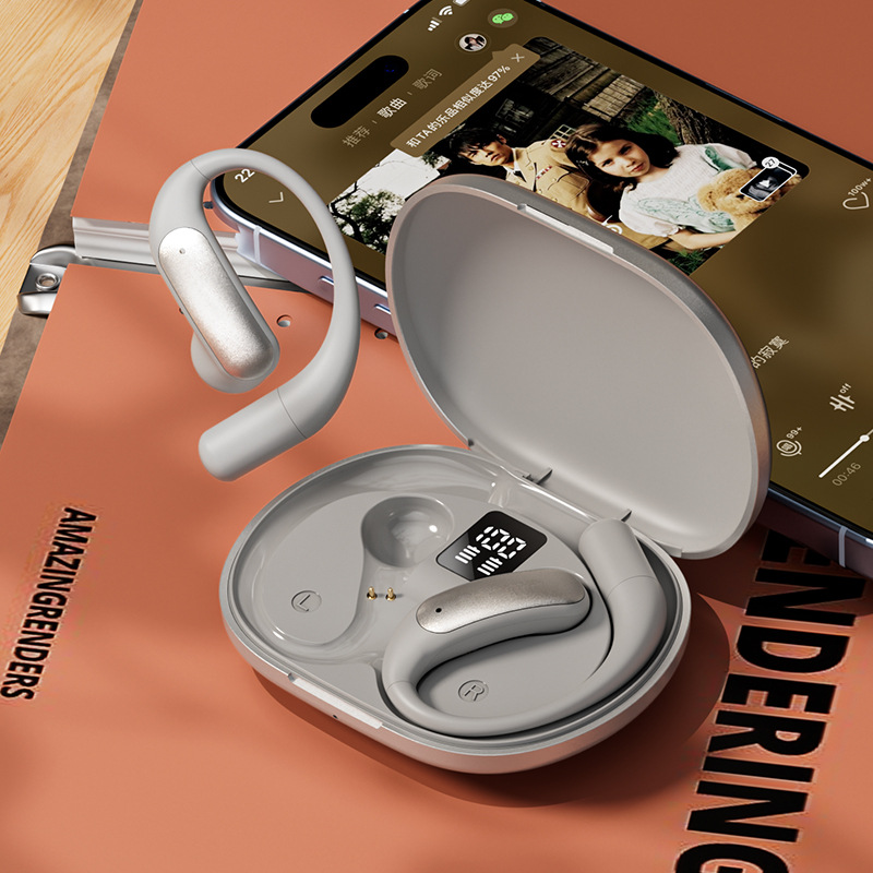 Cross Border Explosion M127 Long Range Hanging Earphone Private Model High Color Value Low Latency Wireless Bluetooth Headphones Wholesale photo 4