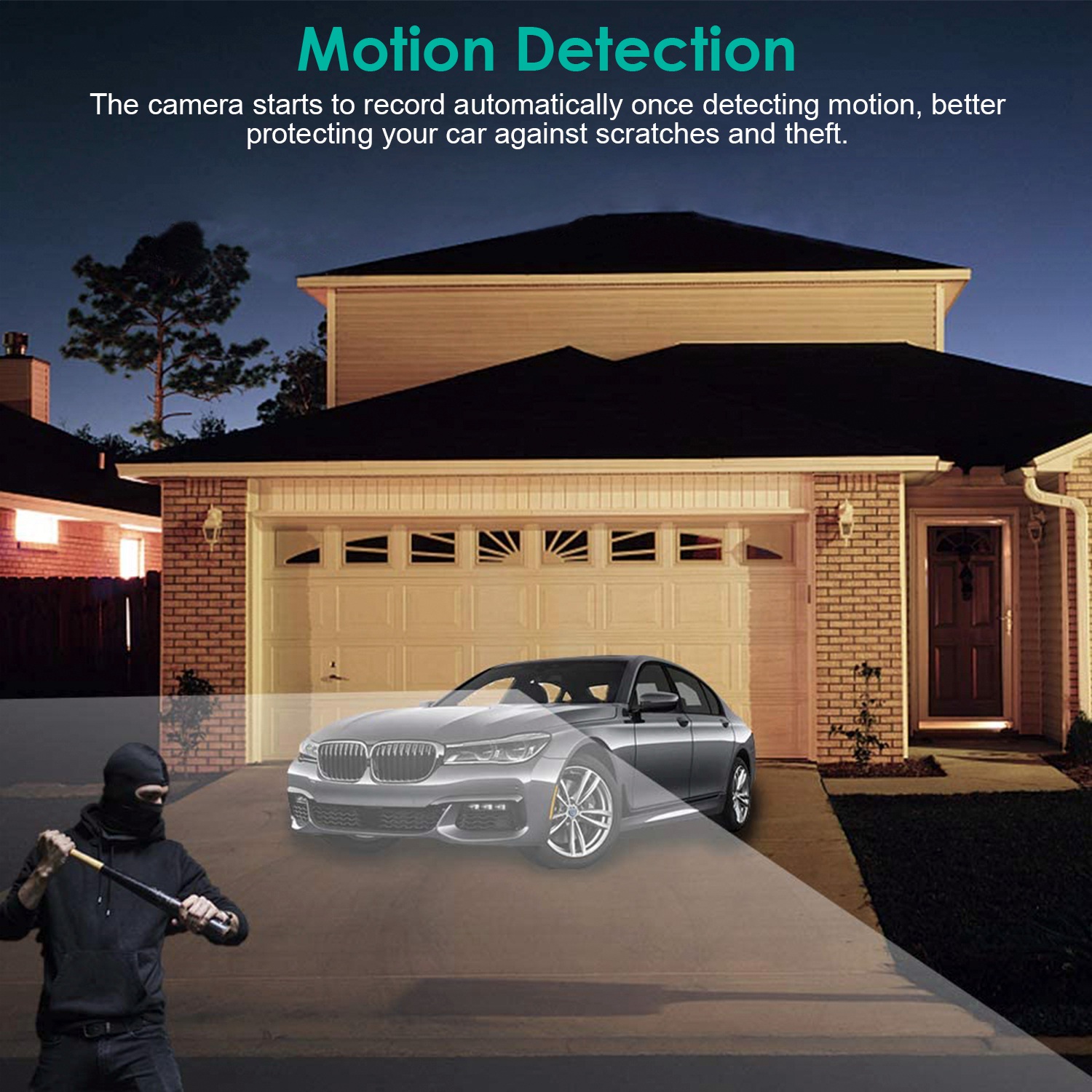3 Channel Dash Cam Front Inside Rear Vehicle Driving Recorder Car DVR With 32G MMC Card G Sensor Motion Detection Parking Monitor Loop Recording photo 8