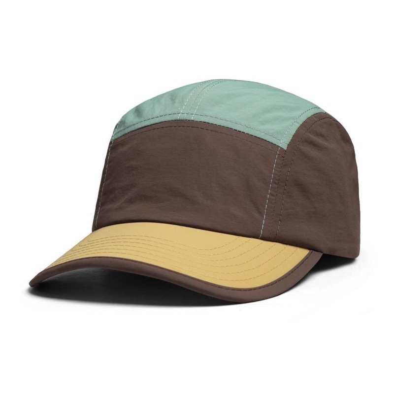 Japanese-style Vintage Quick-drying Multi-color Reflective Baseball Cap With Five-piece Workwear Design For Outdoor Climbing, Water Resistance And Sun Protection photo 4