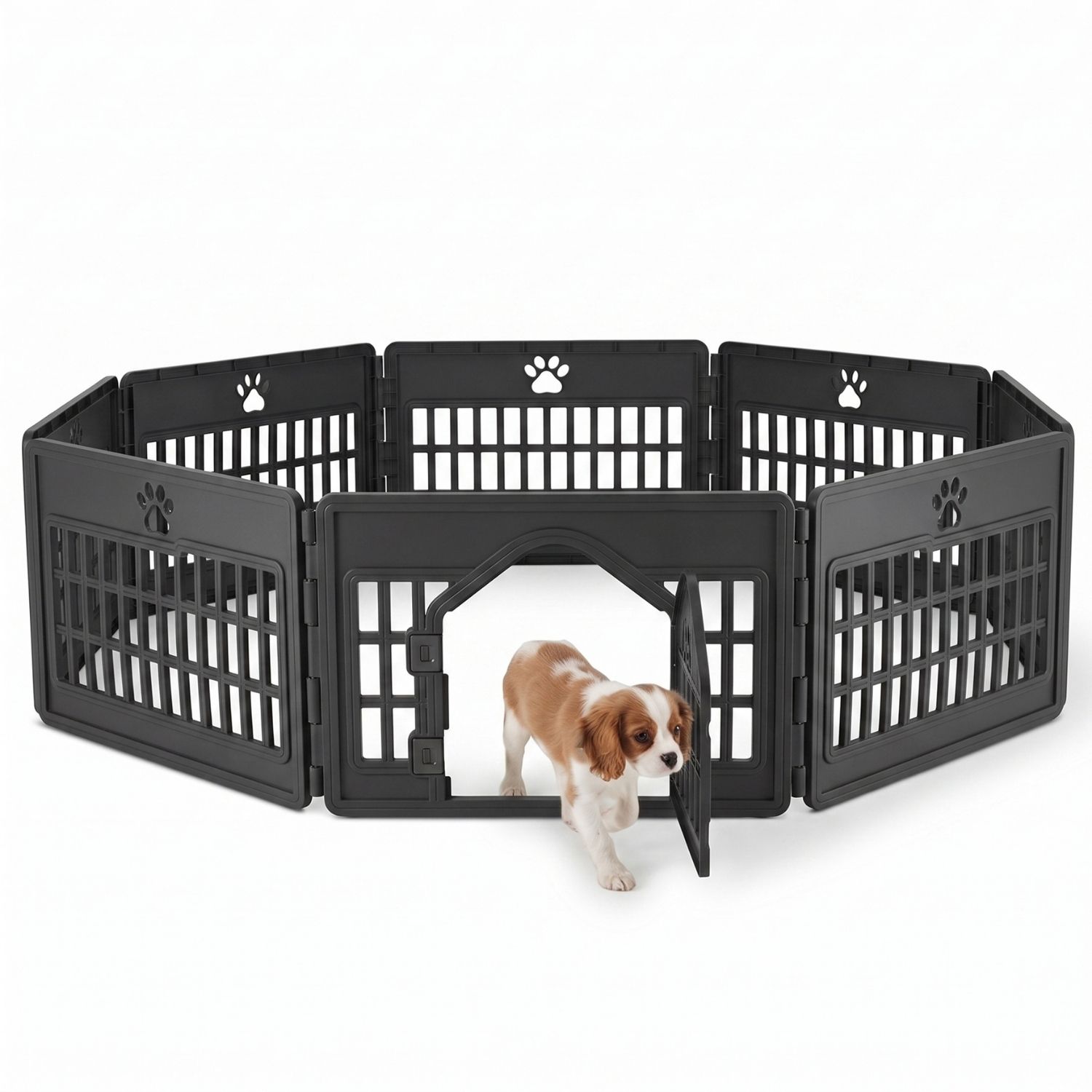 Plastic Dog With Movable Enclosure, Suitable For Small And Medium-sized Dogs, Cats And Rabbits. photo 5