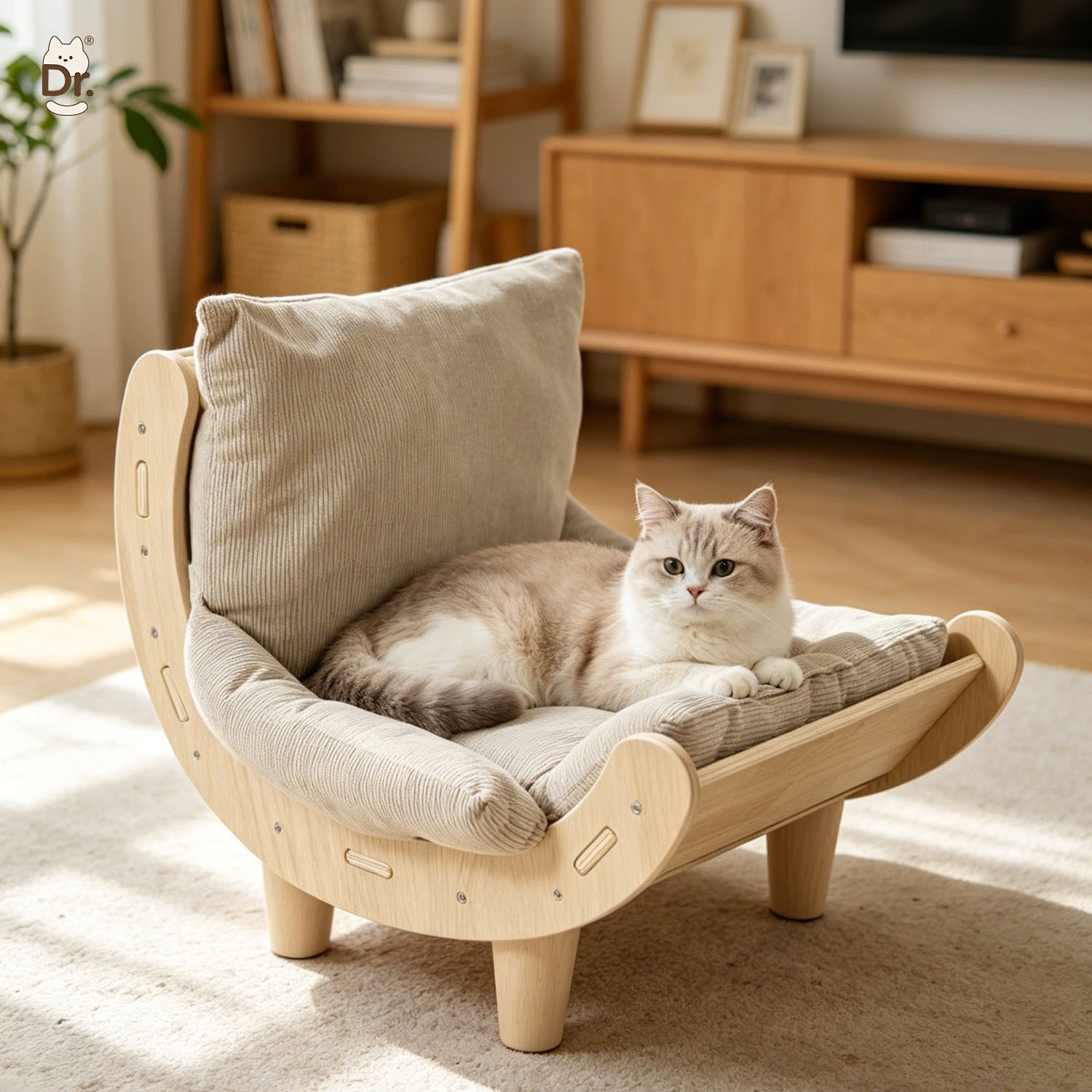 Wear-Resistant Integrated Cat Sofa Bed photo 1