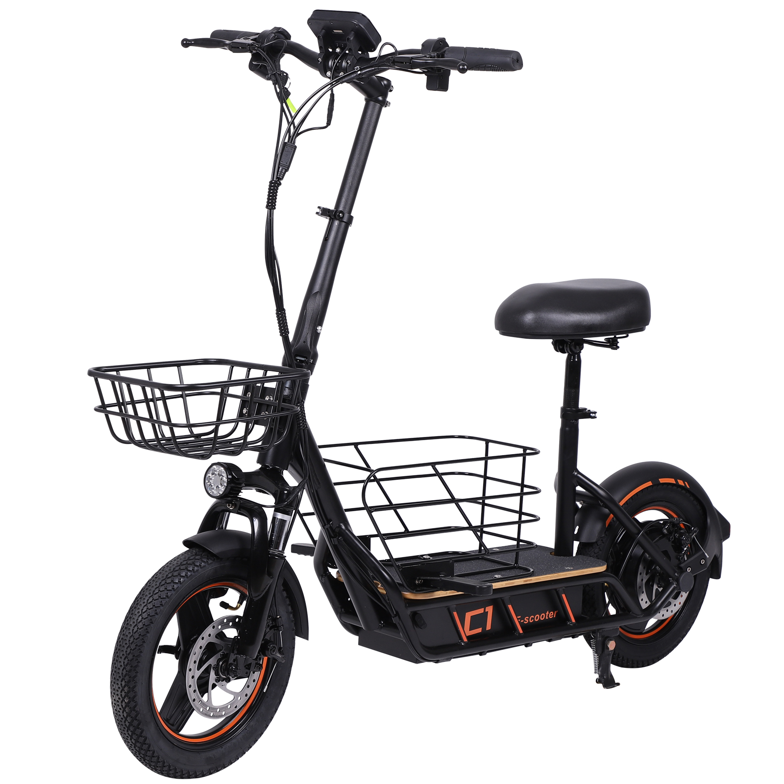 Foldable H14 E-scooter For Daily Grocery Shopping And Pets Trips photo 1