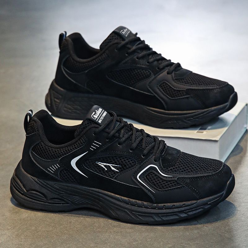 2026 New Summer Men's Shoes, Breathable Mesh Sneakers For Men, Trendy Versatile Platform Sole Casual Dad Shoes photo 2