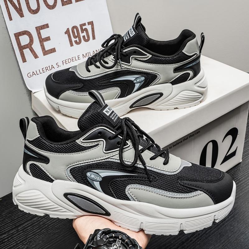 2026 Summer New Men's Breathable Mesh Sneakers, Trendy Versatile Thick Sole Casual Dad Shoes photo 6