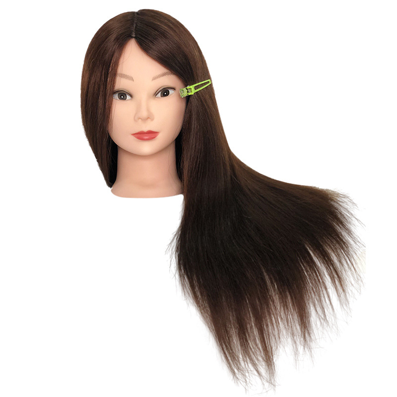 Real Hair Can Be Curled And Blown Dummy Head Model photo 2