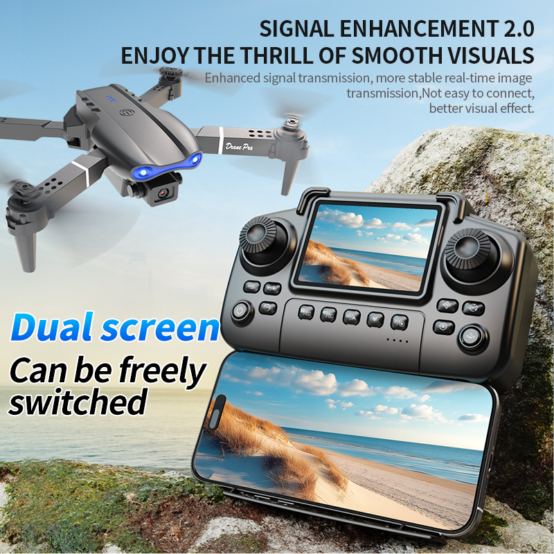 E99Pro Screen Control Dual Electric Drone photo 8