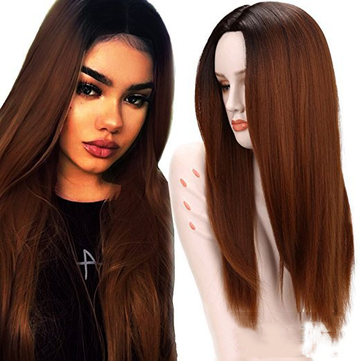 Medium And Large Scalp Dyed Gradual Long Straight Hair photo 7